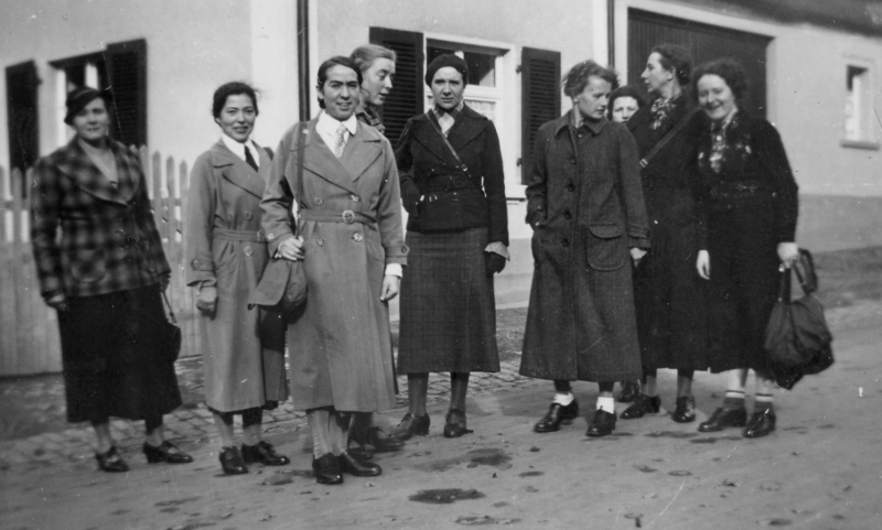 Damengruppe auf Tour, Saarland / Pfalz 1937