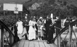 Hochzeitsausflug ihs Mittelrheintal, wohl Anfang 1930er