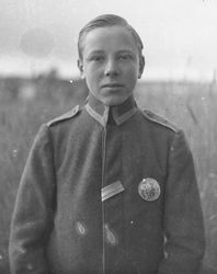 Junge in Uniform, wohl 1930er Jahre