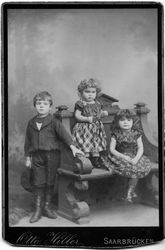 Drei Geschwister, Saarbrücken um 1900