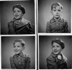 Vier Jungenporträts, wohl um 1937