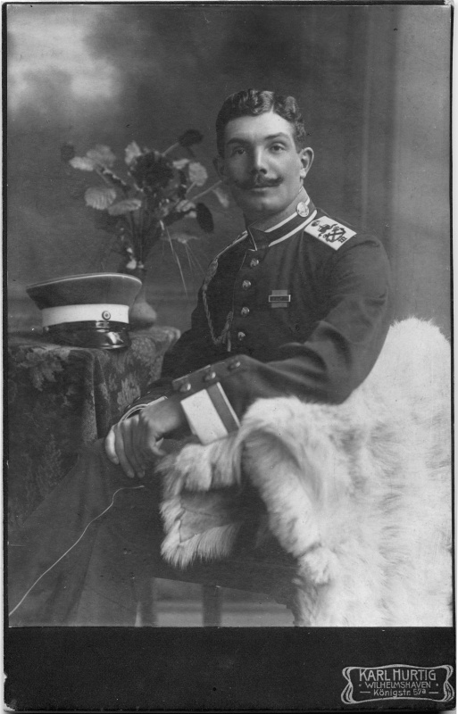 Sergeant der Kaiserlichen Marine um 1912