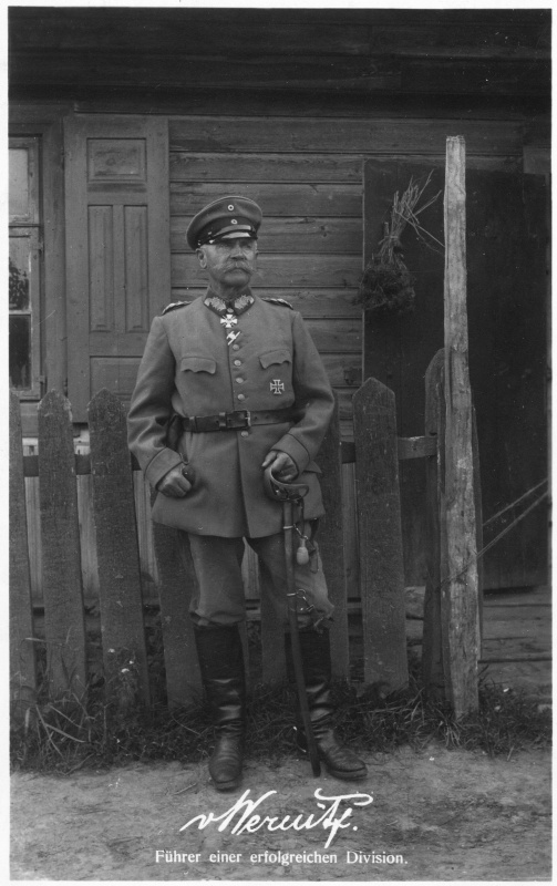 Divisionsführer von Wernitz, um 1915