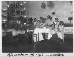 "Sylvesterfeier 1914-15 im Lazarett"