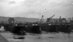 Provisorische Brücke, Rouen um 1942-44