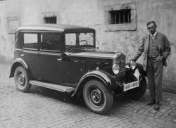 Saarländer mit Peugeot 201, um 1930-32