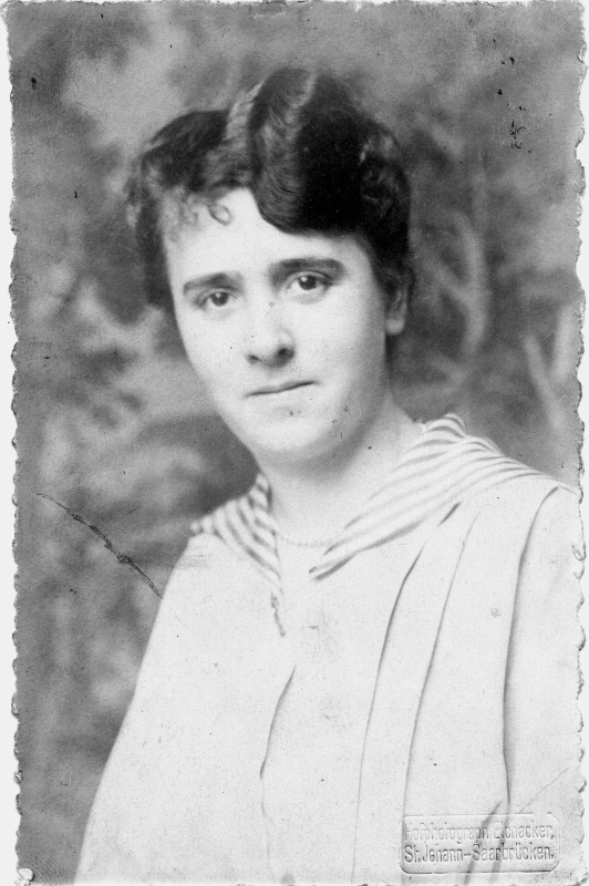 Frau aus Saarbrücken, 7.12.1918